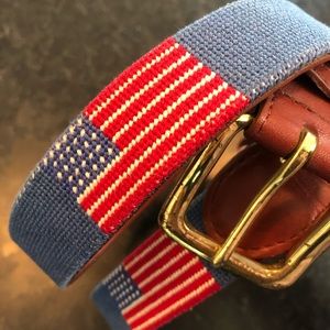 Tucker Blair American Flag Stars and Stripes Belt - Size 36